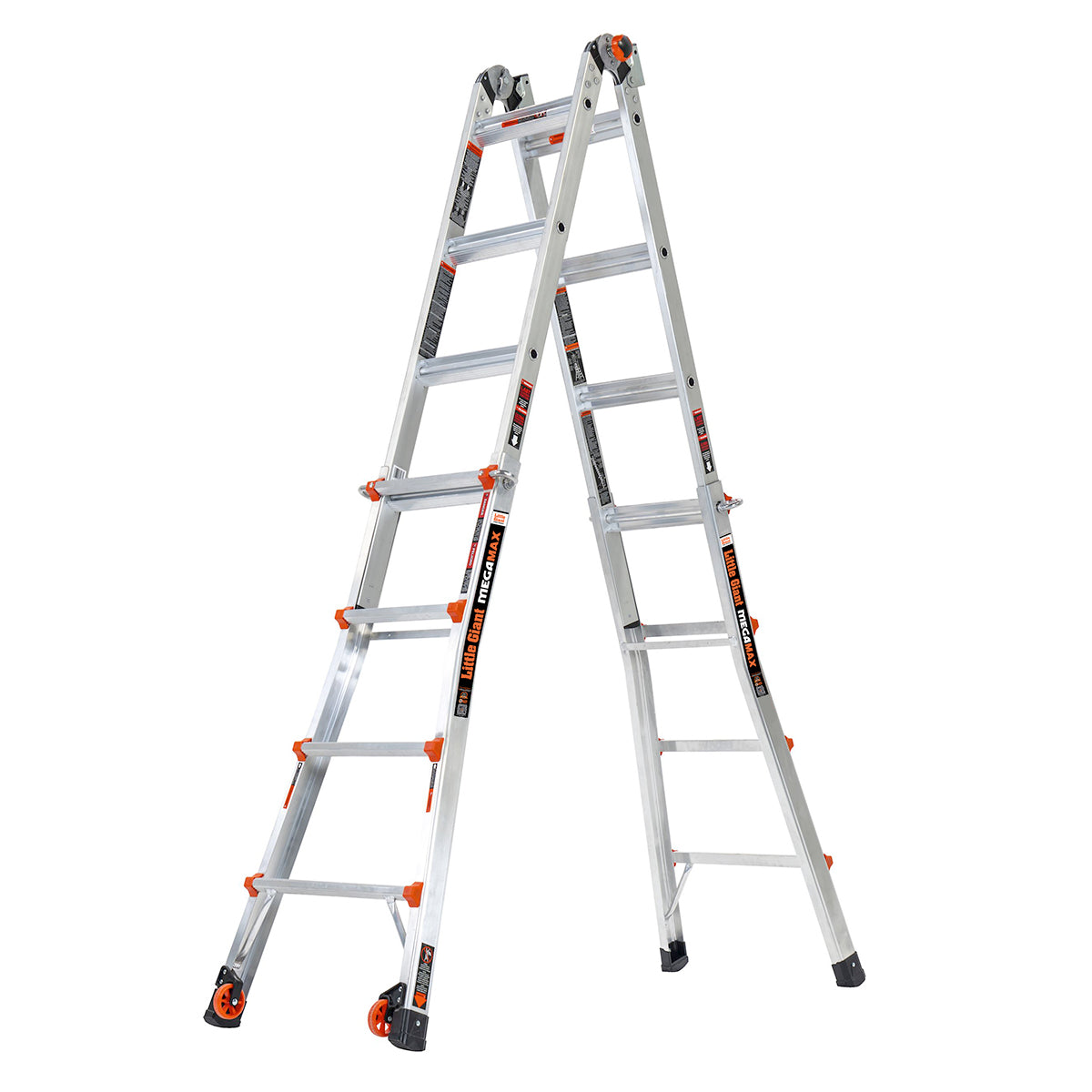 Escalera de Aluminio Multiposición 17' con Airdeck Tipo IA Megamax Little Giant 14417-001 (Demo)