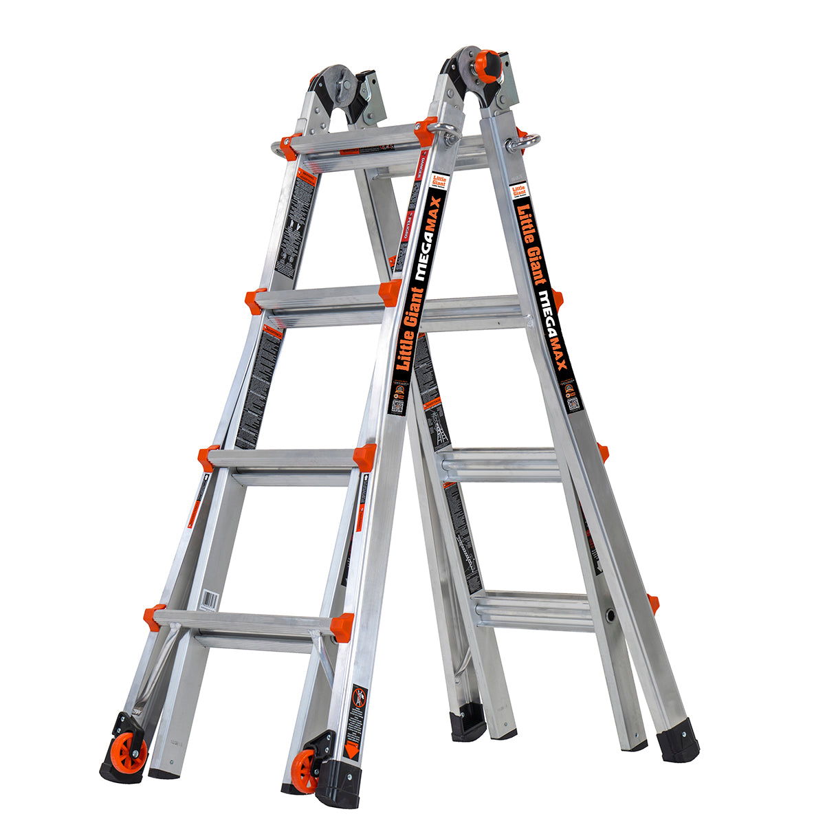 Escalera de Aluminio Multiposición 17' con Airdeck Tipo IA Megamax Little Giant 14417-001 (Demo)