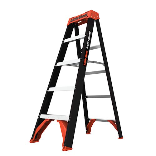 Escalera de Tijera Safe Frame 5' (1.52 m) Fibra de Vidrio Little Giant 15755B-001TH