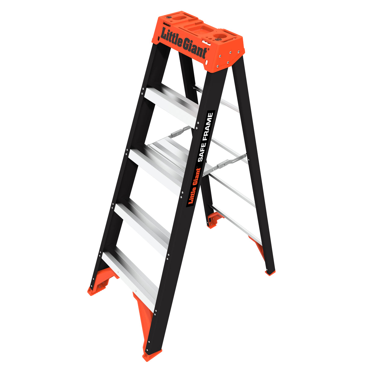 Escalera de Tijera Safe Frame 5' (1.52 m) Fibra de Vidrio Little Giant 15755B-001TH