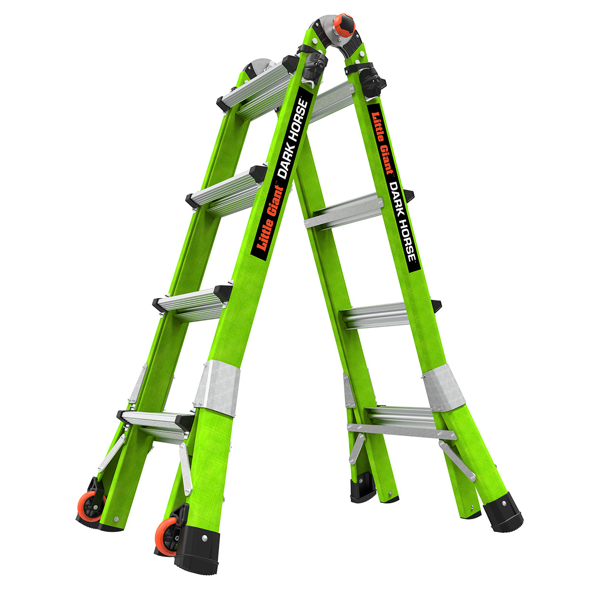 Escalera Multiposición Fibra de Vidrio 17' (5.18 m) AS/NZS Dark Horse 2.0 Little Giant 16117-440