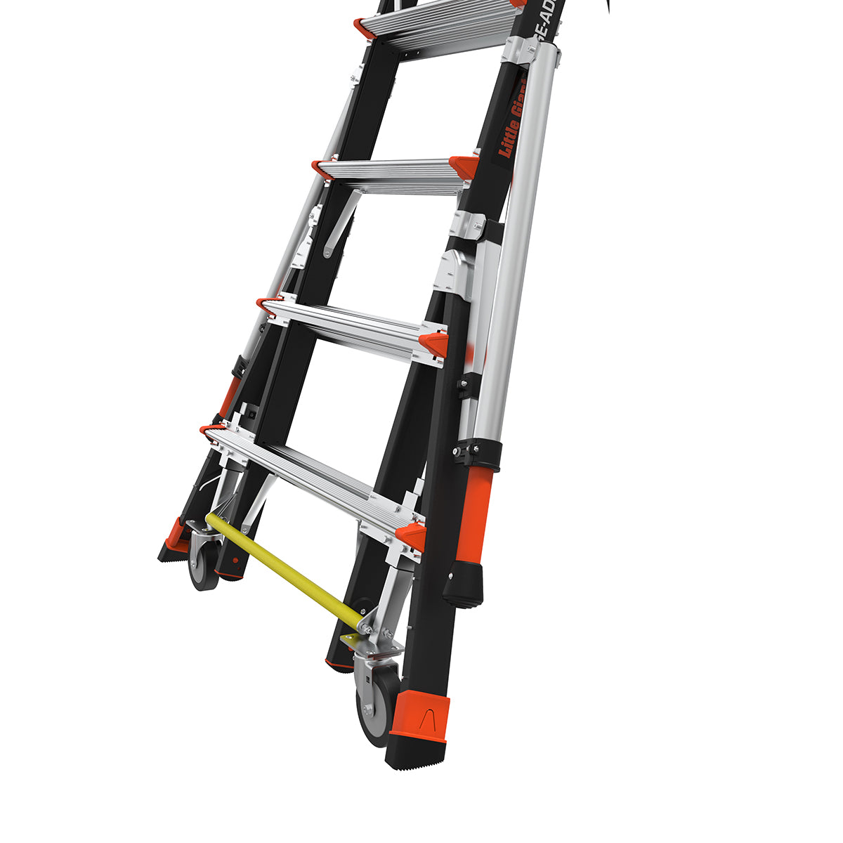 Escalera de Plataforma con Jaula de Seguridad 5' - 9' (1.52 m - 2.74 m) Fibra de Vidrio Tipo IAA Adjustable Safety Cage Little Giant 18509-817