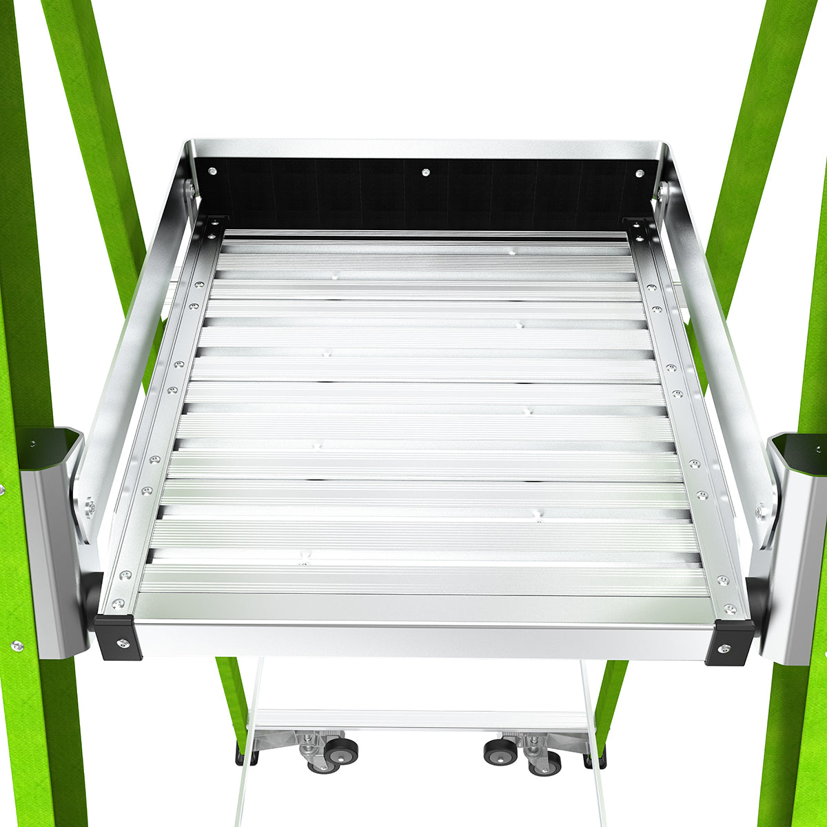 Escalera de Plataforma con Jaula de Seguridad 6' (1.83 m) Fibra de Vidrio Tipo IAA Safety Cage Little Giant 19706