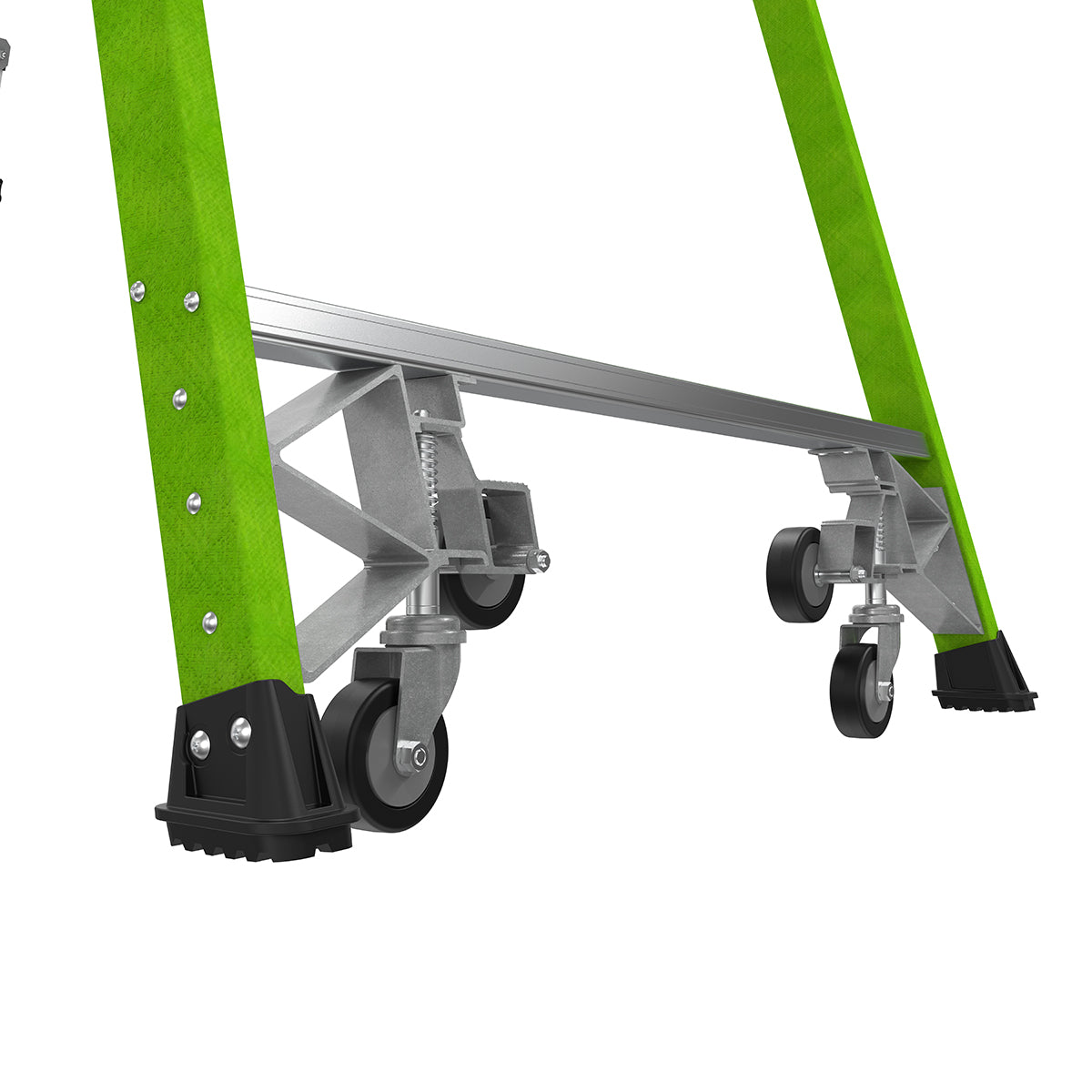 Escalera de Plataforma con Jaula de Seguridad 8' (2.41 m) Fibra de Vidrio Tipo IAA Safety Cage Little Giant 19708