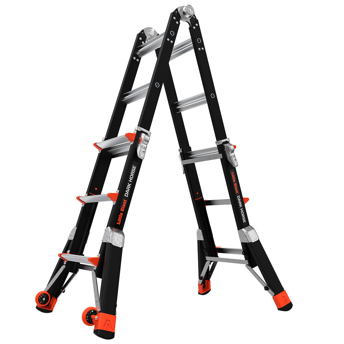 Escalera de Fibra de Vidrio Multiposición 13' Tipo IAA Dark Horse Little Giant 15143 (De Línea)