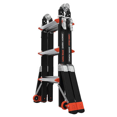 Escalera de Fibra de Vidrio Multiposición 13' Tipo IAA Dark Horse Little Giant 15143 (De Línea)