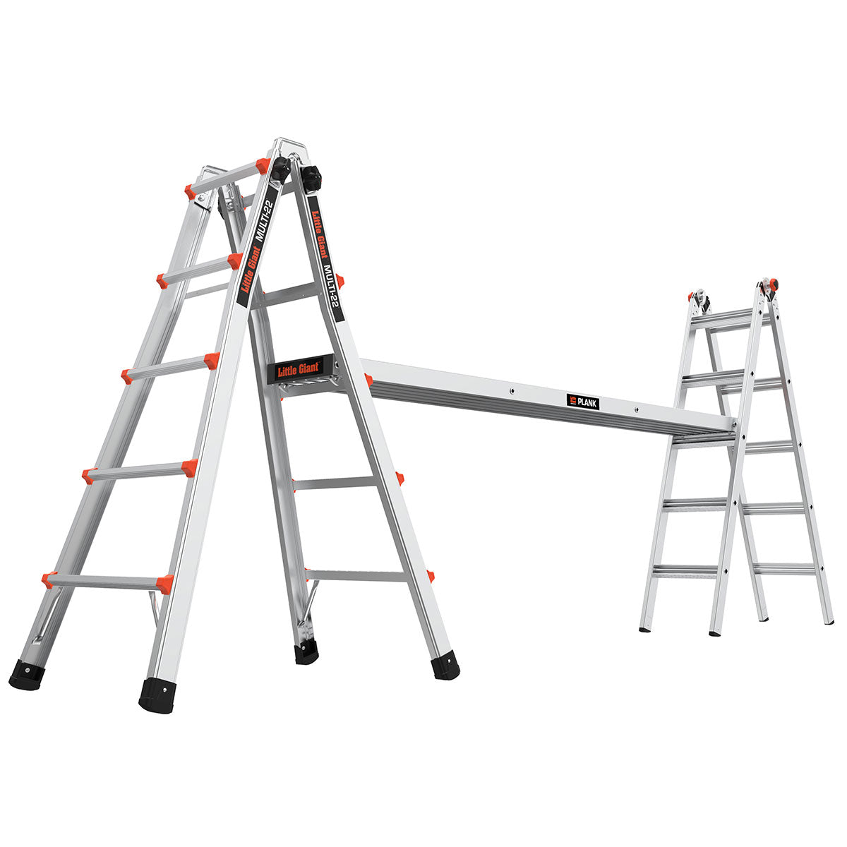 Escalera de Aluminio Multiposición 22’ Tipo IA Multi Little Giant 16522-002