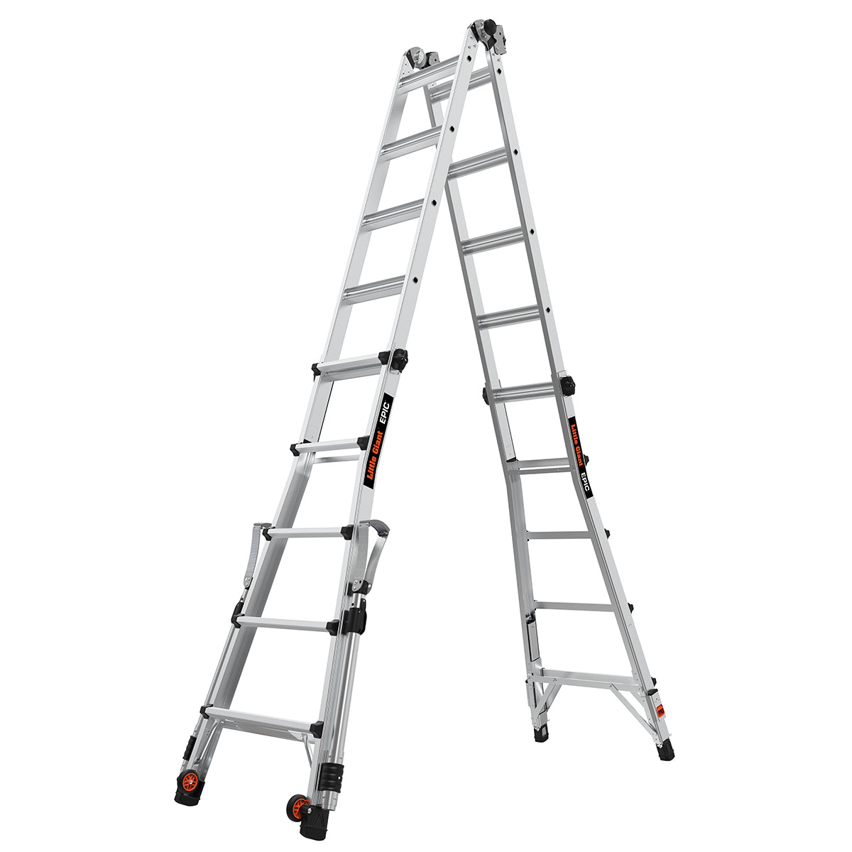 Escalera de Aluminio Multiposición 22' con Airdeck y Rieles Tipo IA Epic Little Giant 16822-818 (Demo)