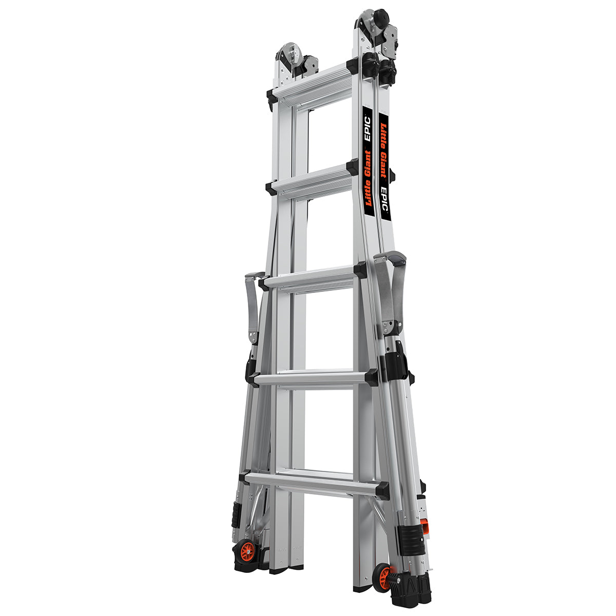 Escalera de Aluminio Multiposición 22' con Airdeck y Rieles Tipo IA Epic Little Giant 16822-818 (Demo)