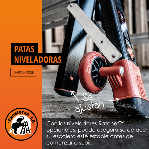 Escalera de Fibra de Vidrio Multiposición 13' Tipo IAA Dark Horse Little Giant 15143 (De Línea)