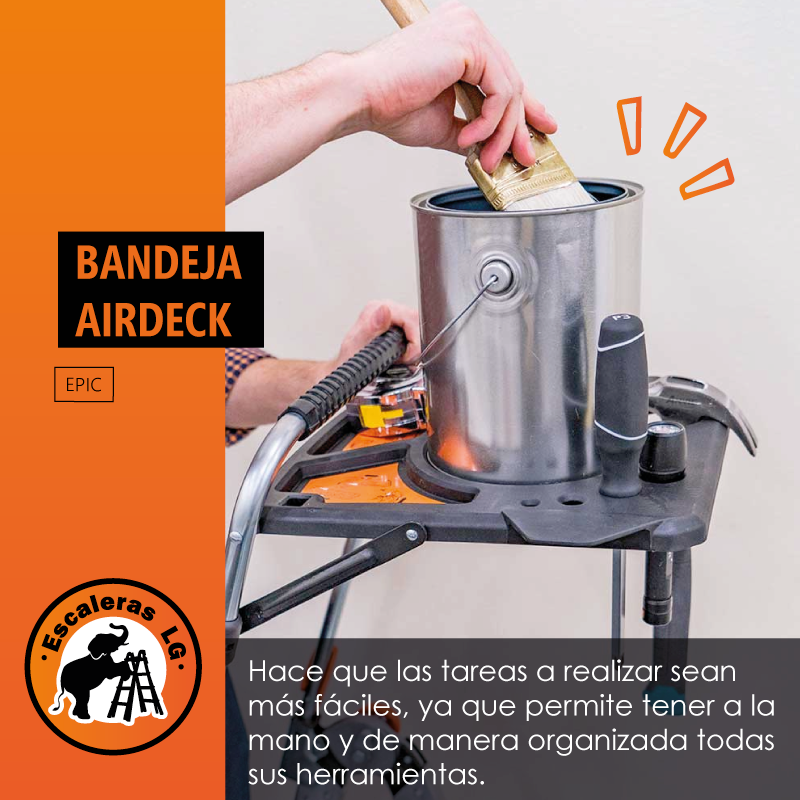 Escalera de Aluminio Multiposición 22' con Airdeck y Rieles Tipo IA Epic Little Giant 16822-818 (Demo)