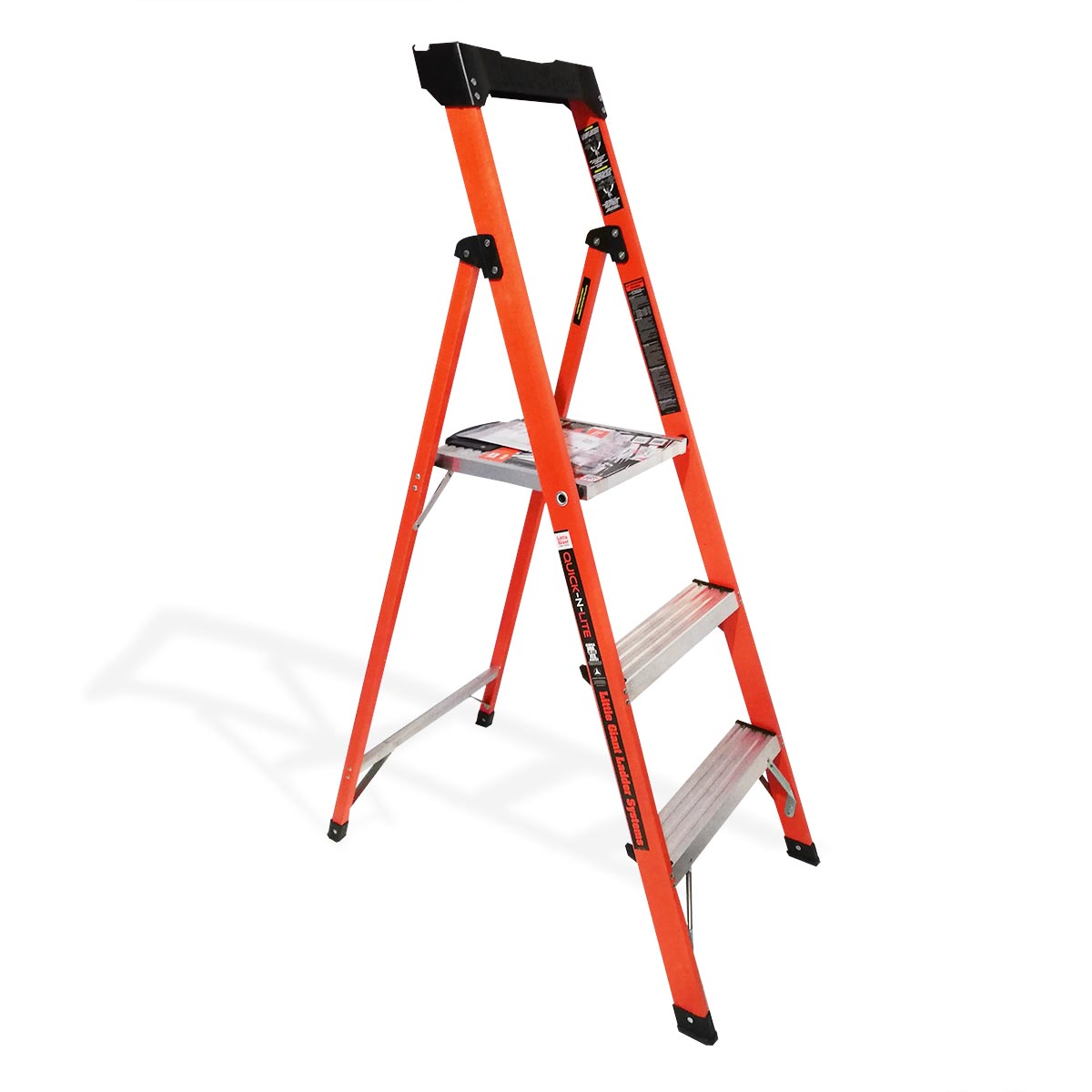 Escalera Fibra De Vidrio 5' (1.52 m) Quick-n-lite Little Giant 15355