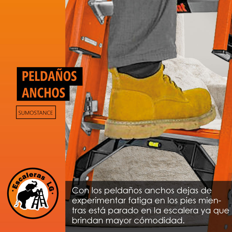 Escalera de Extensión 28' (8.53 m) Sumostance ANSI Type IA Fibra de Vidrio Little Giant 15634