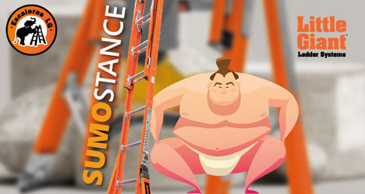 Por qué la escalera Sumo-Stance es la mejor escalera de extensión