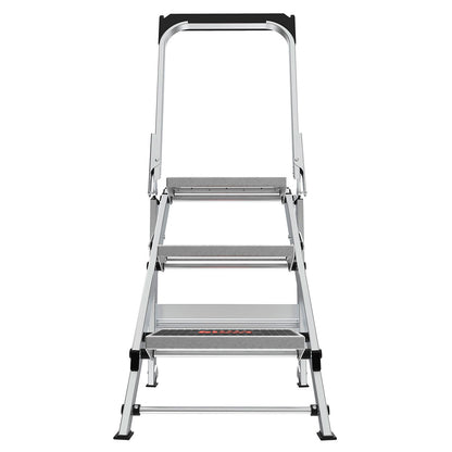 Escalera de Taburete de 3 peldaños Tipo IA Aluminio Safety Step 10310BA-D