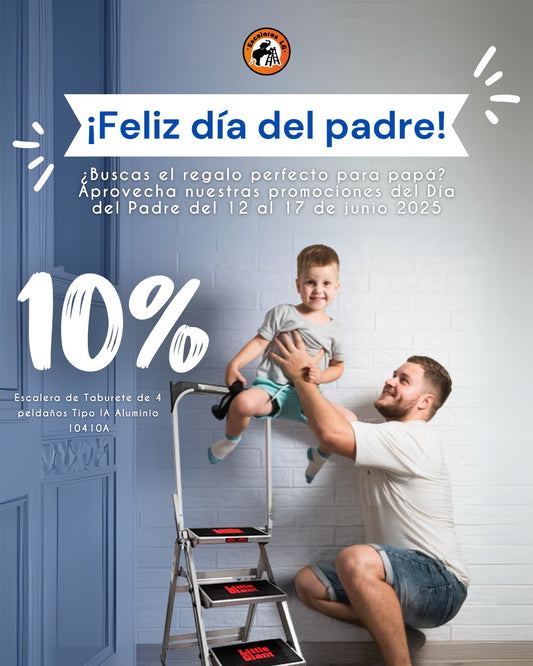 Escalera de Taburete de 4 peldaños Tipo IA Aluminio Safety Step 10410A