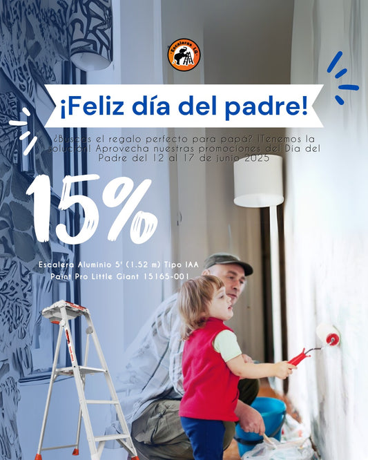 Escalera Aluminio 5' (1.52 m) Tipo IAA Paint Pro Little Giant 15165-001
