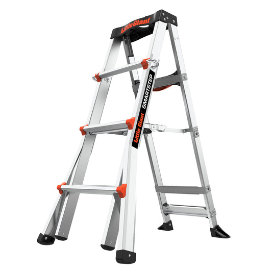Escalera de Aluminio 4' (1.22 m) - 6' (1.83 m) Tipo IA SmartStep Little Giant 15304-002
