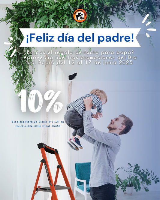 Escalera Fibra De Vidrio 4' (1.21 m) Quick-n-lite Little Giant 15354