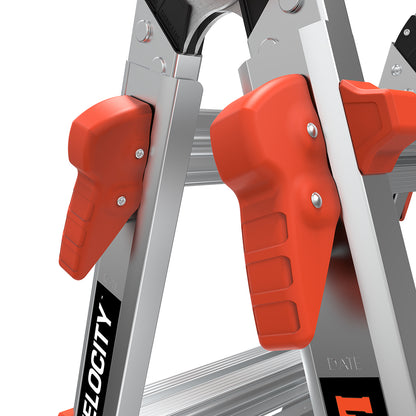 Escalera de Aluminio Multiposición 22' (6.7 m) Tipo IA Velocity Little Giant 15422-001 (Demo)