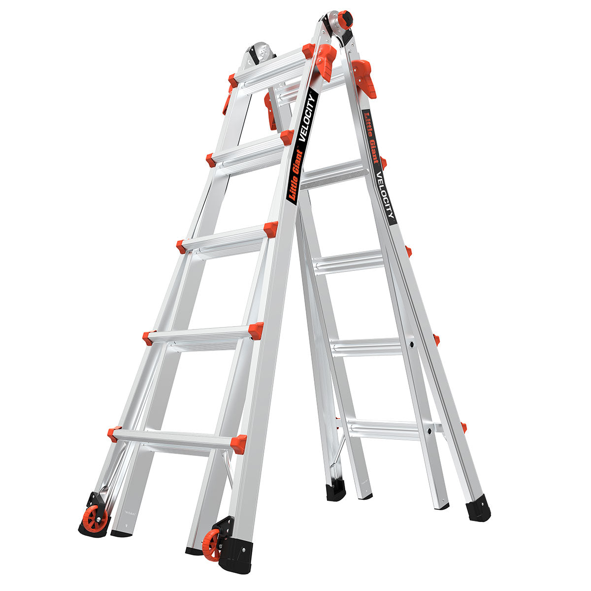 Escalera de Aluminio Multiposición 22' (6.7 m) Tipo IA Velocity Little Giant 15422-001 (Demo)