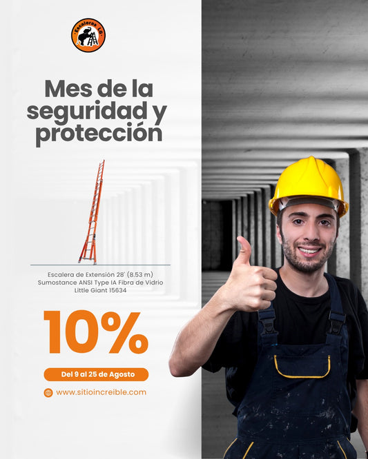 Escalera de Extensión 28' (8.53 m) Sumostance ANSI Type IA Fibra de Vidrio Little Giant 15634