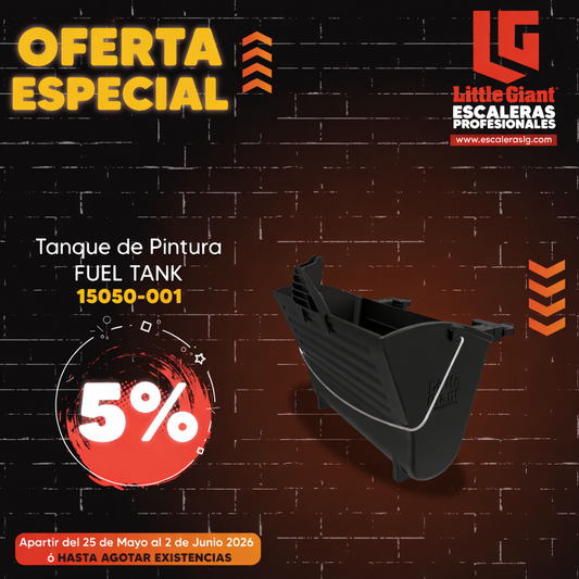Tanque de Pintura Little Giant FUEL TANK 15050-001