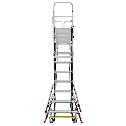 Escalera de Plataforma con Jaula de Seguridad 8' - 14' (2.44 m - 4.27 m) Fibra de Vidrio Tipo IAA Adjustable Safety Cage Little Giant 18515-817
