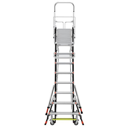 Escalera de Plataforma con Jaula de Seguridad 8' - 14' (2.44 m - 4.27 m) Fibra de Vidrio Tipo IAA Adjustable Safety Cage Little Giant 18515-817