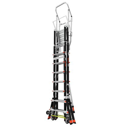 Escalera de Plataforma con Jaula de Seguridad 8' - 14' (2.44 m - 4.27 m) Fibra de Vidrio Tipo IAA Adjustable Safety Cage Little Giant 18515-817