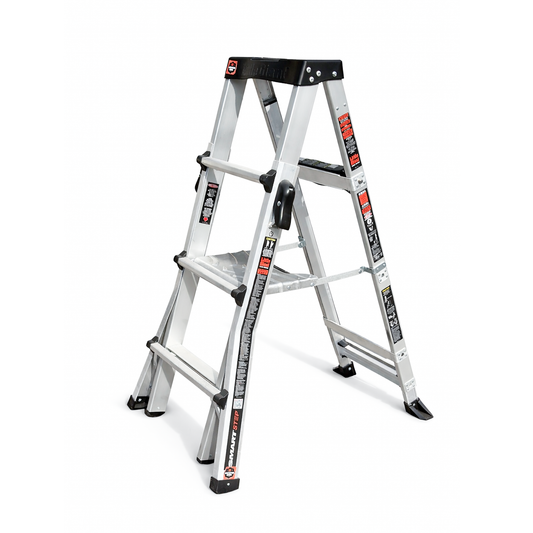 Escalera de Aluminio 4' (1.22 m) - 6' (1.83 m) Tipo IA SmartStep Little Giant 15324