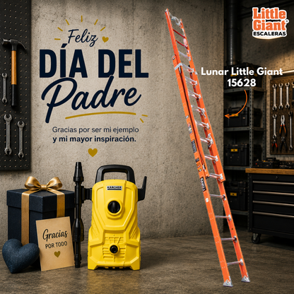 Escalera de Extensión Lunar 28' 15628 + Karcher