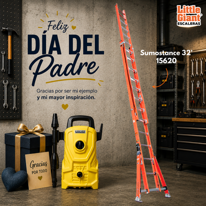 Escalera de Extensión 32' 15620 + Karcher
