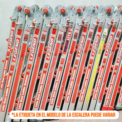 Escalera de Aluminio Multiposición 17' Tipo IA Megalite/Legend Little Giant 10502C