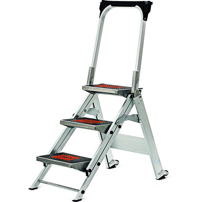 Escalera de Taburete de 3 peldaños Tipo IA Aluminio Safety Step 10310BA-D