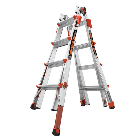 Escalera de Aluminio Multiposición 17' con Airdeck Tipo IA Xtreme Little Giant 12817-818 (Demo)