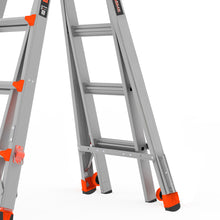 Cargar imagen en el visor de la galería, Escalera de Aluminio Multiposición 22&#39; con Airdeck Tipo IA Xtreme Little Giant 12822-828 (Demo)
