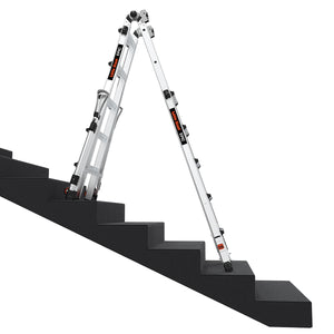 Escalera de Aluminio Multiposición 22' con Airdeck y Rieles Tipo IA Epic Little Giant 16822-818 (Demo)