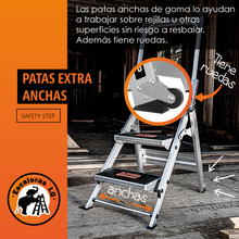 Cargar imagen en el visor de la galería, Escalera de Taburete de 3 peldaños Tipo IA Safety Step 10310A (De Línea)
